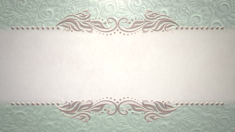 Closeup-vintage-frame-with-flowers-motion-with-wedding-background-10