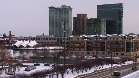 Snow-blankets-downtown-Baltimore-Maryland-1