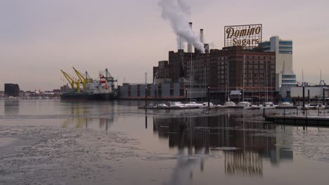The-Domino-Sugar-factory-on-Chesapeake-Bay-near-Baltimore-Maryland-3