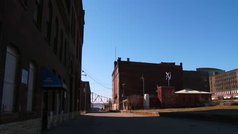 Ein-Lagerhausviertel-In-Einem-Industriegebiet-Von-St-Louis-Missouri