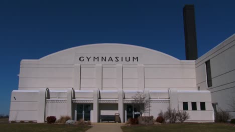 A-classic-1950\'s-style-high-school-gymnasium