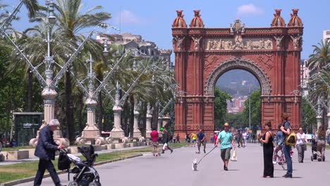 The-Arc-De-Triumph-of-Barcelona-Spain