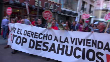 Protestas-En-España-Por-El-Estado-De-La-Economía