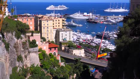 Aufnahme-Von-Monaco-Während-Des-Grand-Prix-Rennens