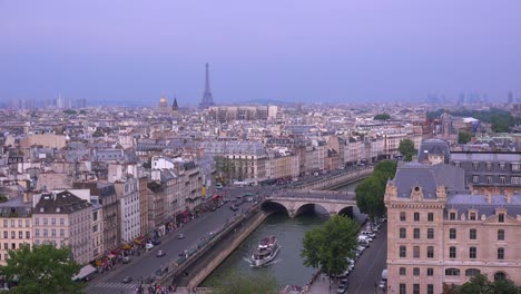 High-angle-view-over-the-rooftops-of-Paris-2