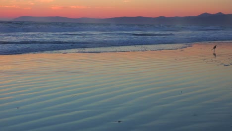 A-beautiful-beach-scene-at-sunset-along-California-Highway-One