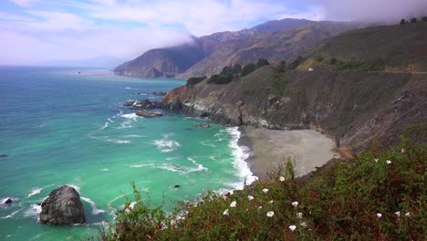 High-angle-view-of-the-rugged-coastline-along-California-Highway-One-3