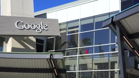 Gründungsaufnahme-Des-Google-Hauptquartiers-In-Silicon-Valley-Kalifornien