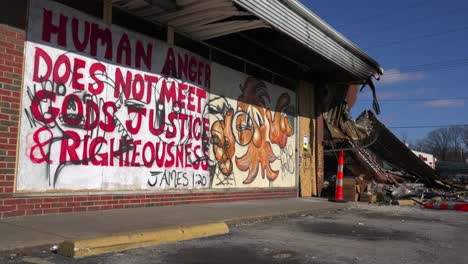 Graffiti-decorates-businesses-abandoned-and-destroyed-by-the-rioting-in-Ferguson-Missouri