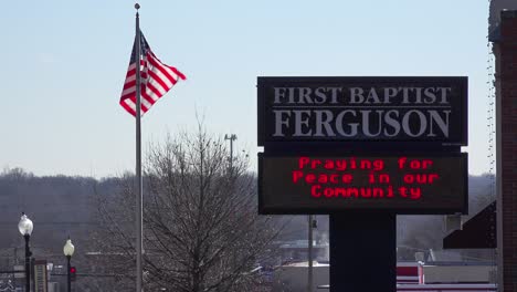 Establishing-shots-of-Ferguson-Missouri-scene-of-severe-racial-tensions-in-2014-2