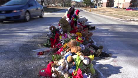 A-makeshift-memorial-for-Michael-Brown-shooting-victim-in-Ferguson-Missouri-2