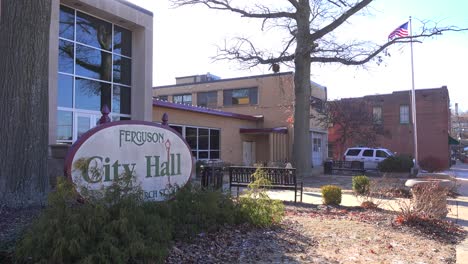 Establishing-shot-of-the-city-hall-and-police-station-in-Ferguson-Missouri-1