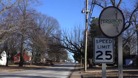Roadside-sign-indicates-an-entrance-to-a-suburban-neighborhood-in-Ferguson-Missouri-1
