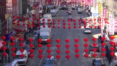Establishing-high-angle-shot-of-the-Chinatown-district-with-lamps-and-lanterns-in-New-York-City