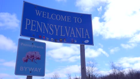 A-sign-welcomes-visitors-to-Pennsylvania-1