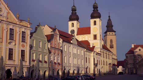 The-quaint-village-of-Telc-in-the-Czech-Republic