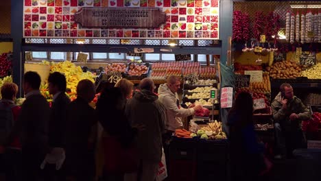 Fruits-and-vegetables-are-sold-the-large-indoor-central-market-hall-in-downtown-Budapest-Hungary