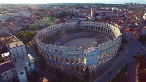 Stunning-aerial-view-of-the-remarkable-Roman-amphitheater-in-Pula-Croatia-2