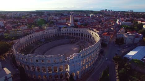 Stunning-aerial-view-of-the-remarkable-Roman-amphitheater-in-Pula-Croatia-3