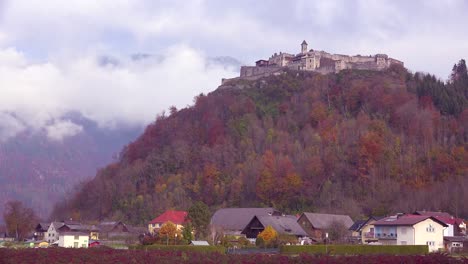 A-beautiful-castle-sits-on-a-mountaintop-in-Austria-or-Germany-1