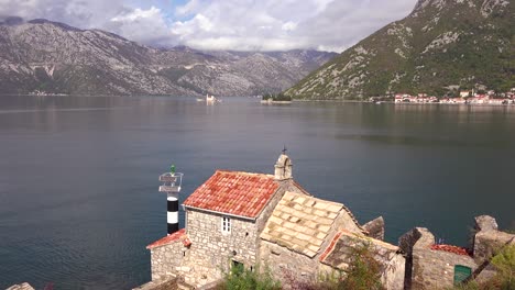 A-beautiful-old-stone-building-on-the-shores-of-Boka-Bay-Montenegro-1