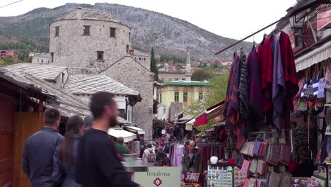 View-of-the-old-city-of-Mostar-Bosnia-Herzegovina