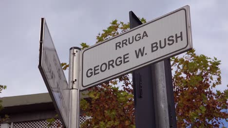 George-W-Bush-Avenue-in-Tirana-Albania