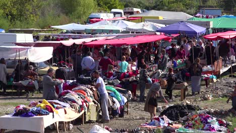 A-large-outdoor-flea-market-in-the-Alps-of-Albania