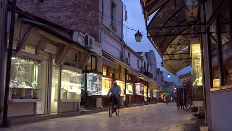 Jewelry-shops-and-other-stores-line-a-street-in-the-old-city-of-Skopje-Macedonia