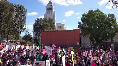 Hundreds-of-thousands-march-chant-and-carry-signs-to-protest-the-presidency-of-Donald-Trump-in-downtown-Los-Angeles-California-1