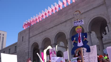 A-huge-protest-against-the-presidency-of-Donald-Trump-in-downtown-Los-Angeles-identifies-the-President-as-a-puppet-of-Putin