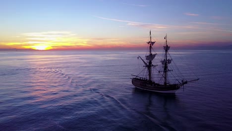 Spectacular-aerial-of-a-tall-sailing-ship-on-the-open-ocean-1