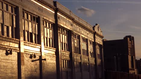 Sunset-light-on-a-warehouse-in-an-industrial-area