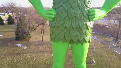 Rising-aerial-of-the-Jolly-Green-Giant-statue-in-Blue-Earth-Minnesota