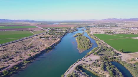 A-high-aerial-over-the-Colorado-River-flowing-along-he-California-Arizona-border-3