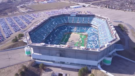 Aerial-over-the-abandoned-and-incredibly-spooky-Pontiac-Silverdome-football-stadium-near-Detroit-Michigan-1