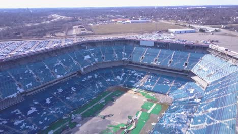 Aerial-over-the-abandoned-and-incredibly-spooky-Pontiac-Silverdome-football-stadium-near-Detroit-Michigan-3