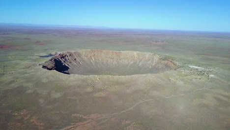 Amazing-aerial-over-Meteor-Crater-Arizona-1
