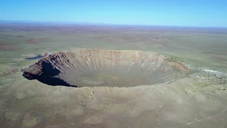 Amazing-aerial-over-Meteor-Crater-Arizona-2