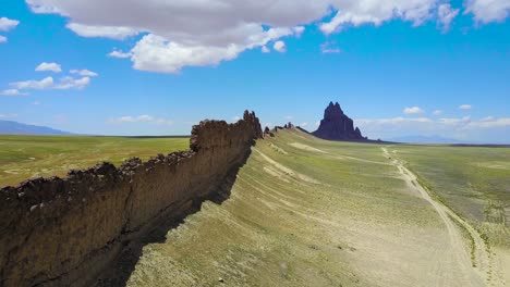 A-remarkable-aerial-over-a-natural-geological-formation-reveals-Shiprock-New-Mexico-2