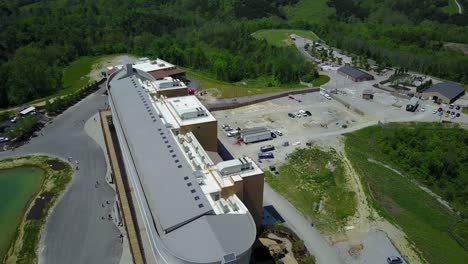An-aerial-over-a-replica-of-Noah's-Ark-at-the-Ark-Encounter-theme-park-in-Kentucky-3