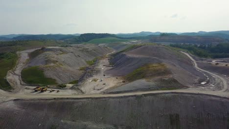 An-aerial-over-a-mountaintop-removal-coal-strip-mine-in-West-Virginia