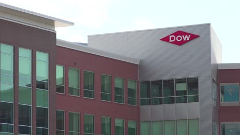 Establishing-shot-of-the-corporate-headquarters-of-Dow-Chemical
