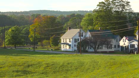 A-quaint-rural-scene-in-a-small-village-in-New-England