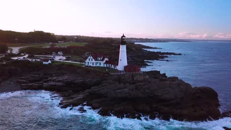 Great-aerial-shot-over-the-Portland-Head-lighthouse-suggests-Americana-or-beautiful-New-England-scenery-1