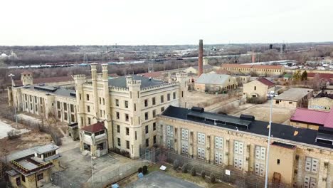 Aerial-of-the-derelict-and-abandoned-Joliet-prison-or-jail-a-historic-site-since-construction-in-the-1880s-7