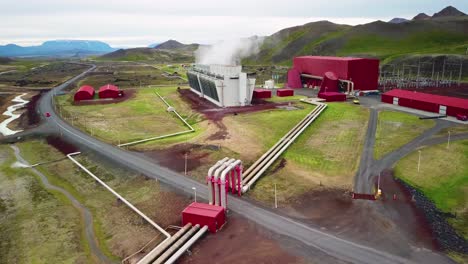 Drohnenantenne-über-Dem-Geothermiekraftwerk-Krafla-In-Island,-Wo-Sauberer-Strom-Erzeugt-Wird-10
