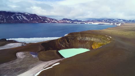Beautiful-aerial-over-a-massive-caldera-in-the-Askja-region-of-Iceland-desolate-highlands-8