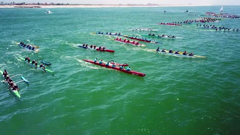 Aerial-over-outrigger-canoes-racing-in-a-rowing-race-on-the-Pacific-ocean-near-Ventura-California-13