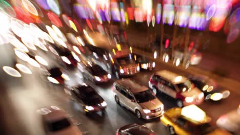 Selective-focus-image-of-the-electricity-and-energy-of-bright-lights-and-traffic-on-the-strip-at-night-in-Las-Vegas-Nevada-4